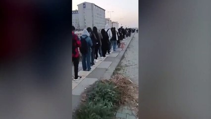 KYK yurdunun önünde metrelerce kuyruk: ABB’den açıklama geldi...