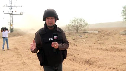 TRT Haber Sderot'ta İsrail askerlerinin kara harekatı hazırlıklarını görüntüledi