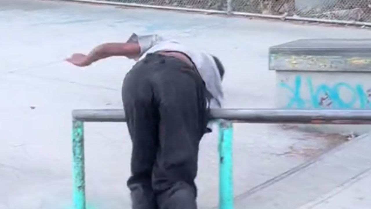 Skateboarder's journey struck with hardsHIP following NASTY grind fail
