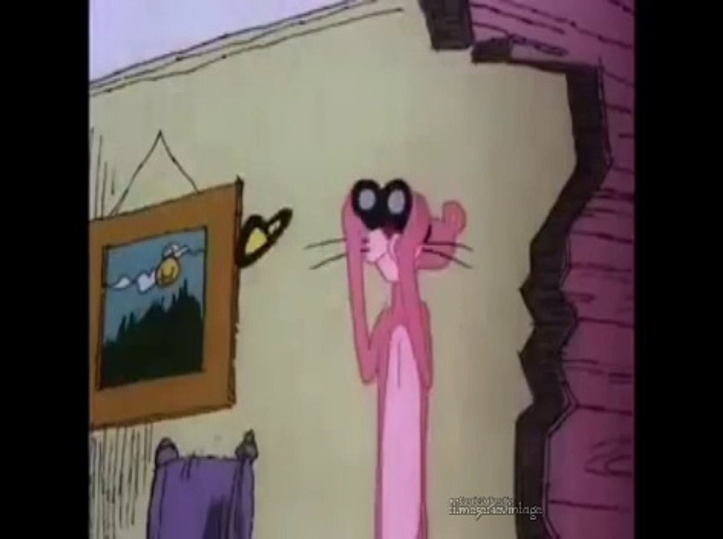 Vecchio Cartone Animato Della Pantera Rosa