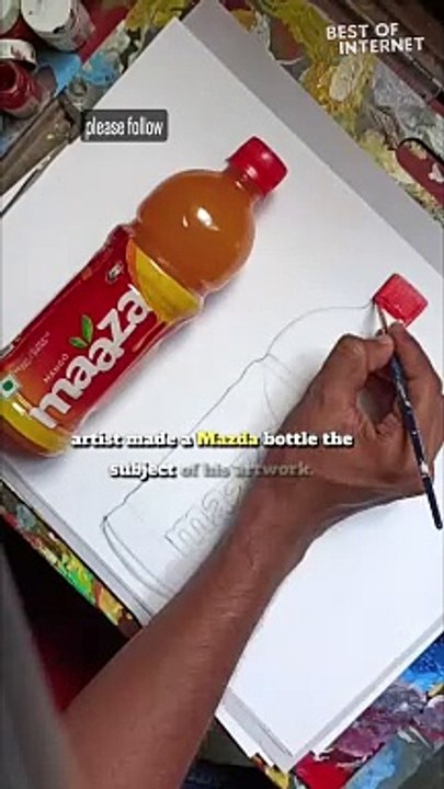 Defying Reality with Art: The Juice Bottle Illusion || Best of Internet