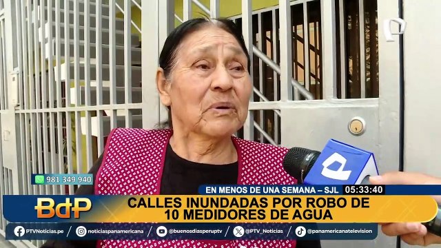San Juan de Lurigancho: delincuentes roban medidores de agua a pesar del estado de emergencia
