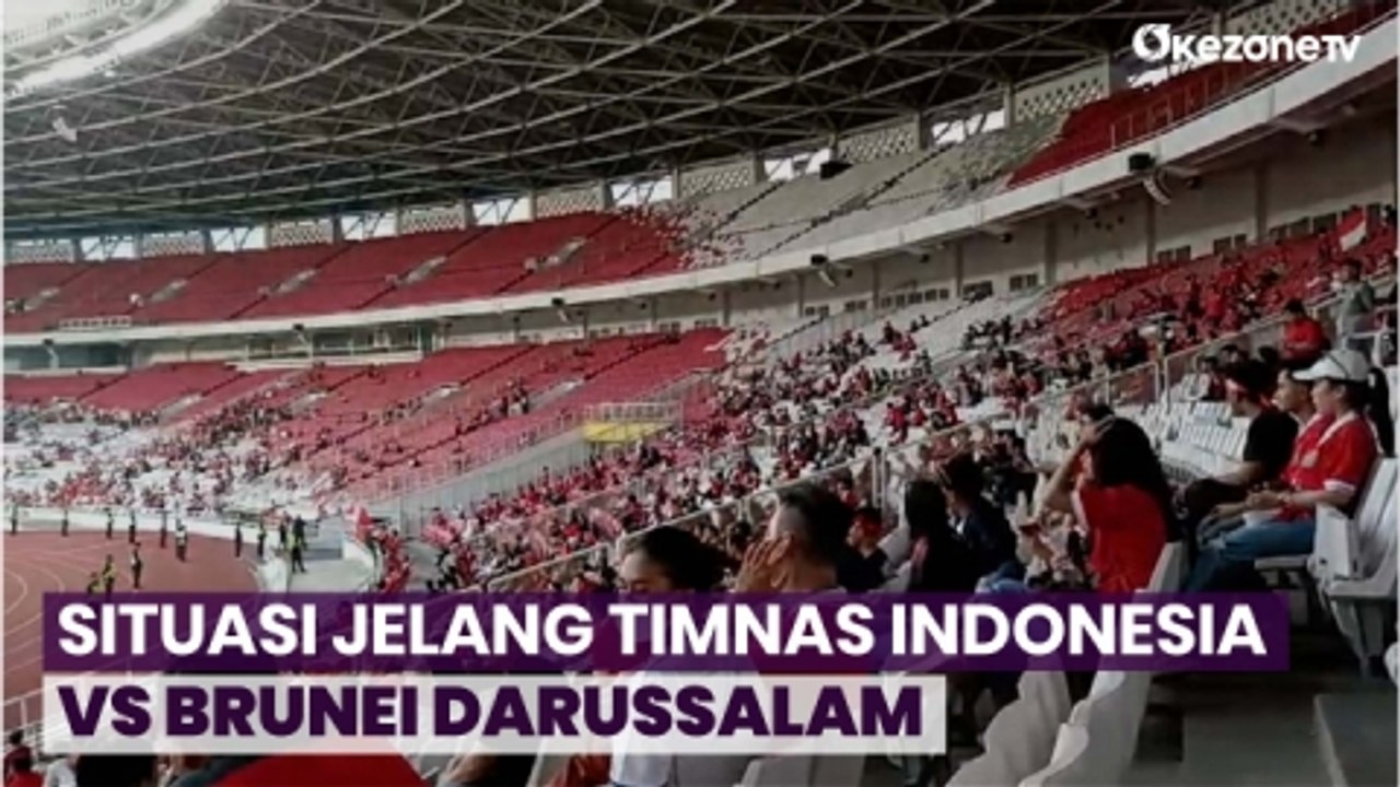 Penonton Padati SUGBK Jelang Laga Timnas Indonesia vs Timnas Brunei Darussalam, Begini Situasinya