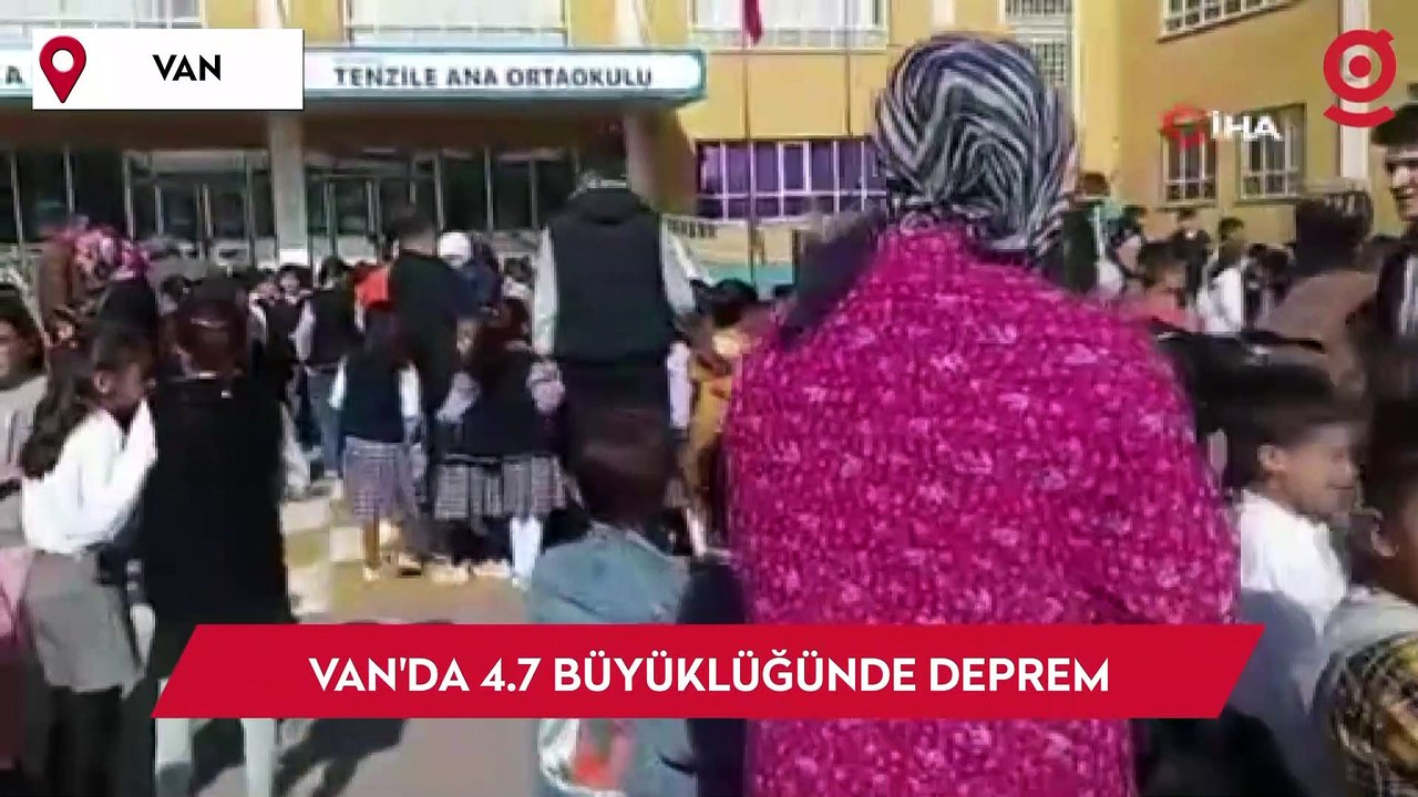 Van'da 4.7 büyüklüğünde deprem