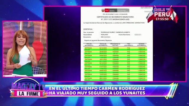 Carmen Rodríguez figura como divorciada del 'Puma' Carranza en el Reniec