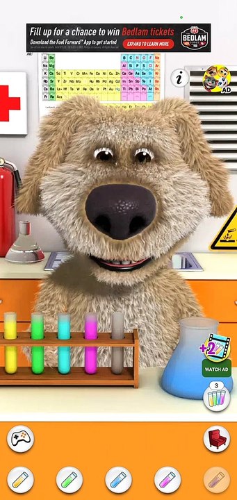 Talking Ben the Dog in the LAB.
