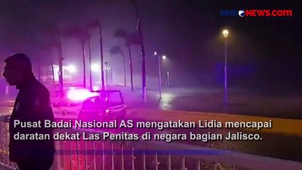 Kota Jalisco dan Nayarit di Meksiko Luluh Lantak Dilanda Badai Lidia