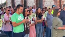Concentración en recuerdo de Esther López en Traspinedo