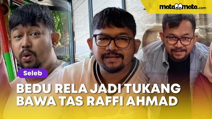 Bedu Akui Rela Jadi Tukang Bawa Tas Raffi Ahmad Demi Mendapat Pekerjaan