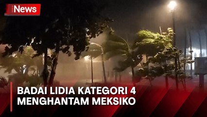Badai Lidia Menyebabkan 2 Negara Bagian di Meksiko Hancur