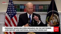 BREAKING NEWS: President Biden Takes A Victory Lap After Release Of September Jobs Report