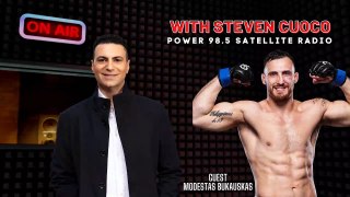 Live On Air with Steven Cuoco with MMA Fighter Modestas Bukauskas