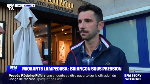 Migrants Lampedusa: Briançon sous pression, ce commerçant constate ce flux migratoire