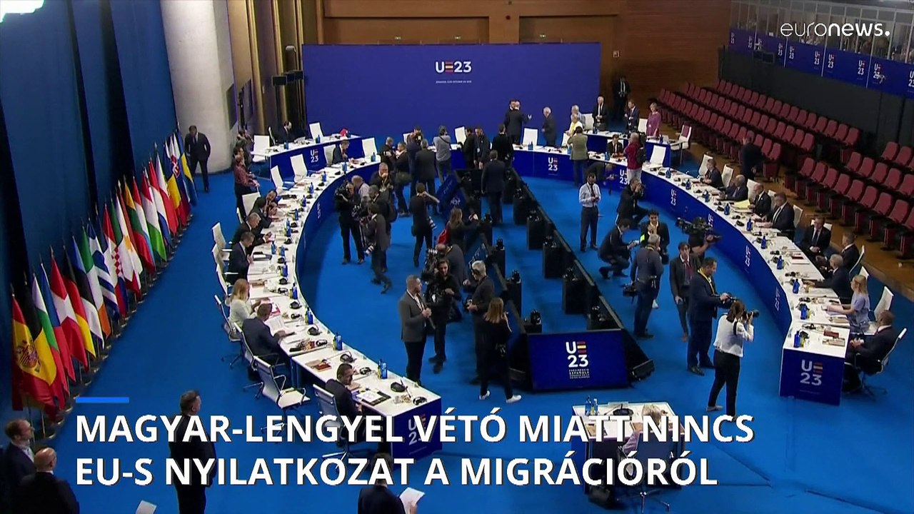 Magyar-lengyel vétó hiúsította meg az uniós vezetők közös nyilatkozatát a migráció kapcsán