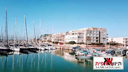 Garden apartment for rent in Herzliya Marina Island project