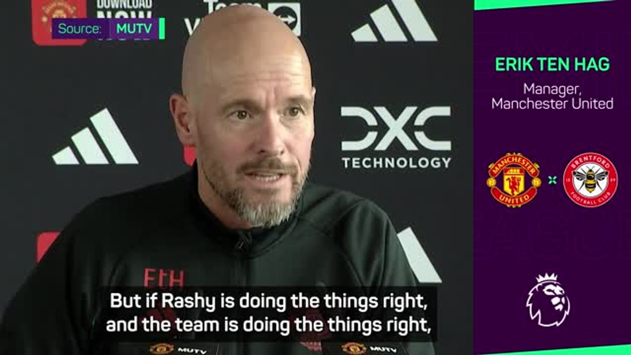 Ten Hag backs Rashford to find form again after slow start