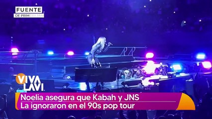 Noelia asegura que Kabah y JNS la ignoraron en el 90s pop tour
