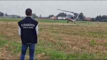 Rovello Porro, emergenza maltempo: controlli dei carabinieri con l'elicottero