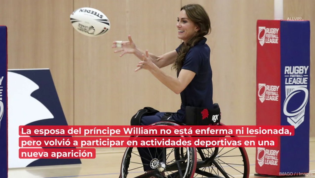 ¿Por qué la princesa Kate apareció en silla de ruedas?