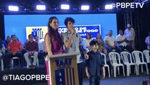 EVA ALVES, ESPOSA DE DR. JÚNIOR FALA NA ORDEM DE SERVIÇO DO HOSPITAL REGIONAL DE PEDRAS DE FOGO