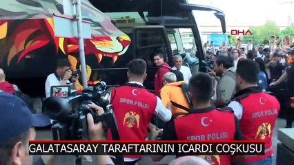 Galatasaray taraftarının Icardi çılgınlığı! Antalya Havalimanı inledi...