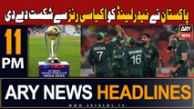 ARY News 11 PM Headlines 6th October 2023 | Pakistan beat Netherlands by 81runs