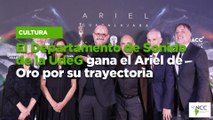 El Departamento de Sonido de la UdeG gana el Ariel de Oro por su trayectoria