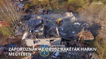 A civil lakosságot sem kímélik az orosz rakéták az északkeleti Harkiv megyében