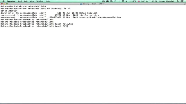 Mac Computer TERMINAL Commands - Tutorial 6 | Make & Remove a Text File