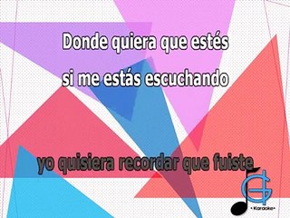 Adiós karaoke con coros