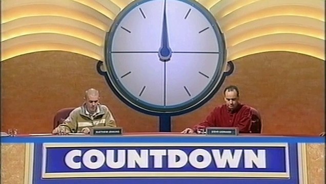 Channel 4 | Countdown – Thursday 10 May 2001 (conundrum)