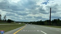 I-295 South - Fayetteville - North Carolina - 4K Highway Drive
