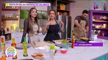 Prepara rica Pasta en Salsa Cremosa de Calabaza