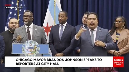 Mayor Brandon Johnson Asked Point Blank About Poll Showing Majority Do Not Want Chicago To Be Sanctuary City