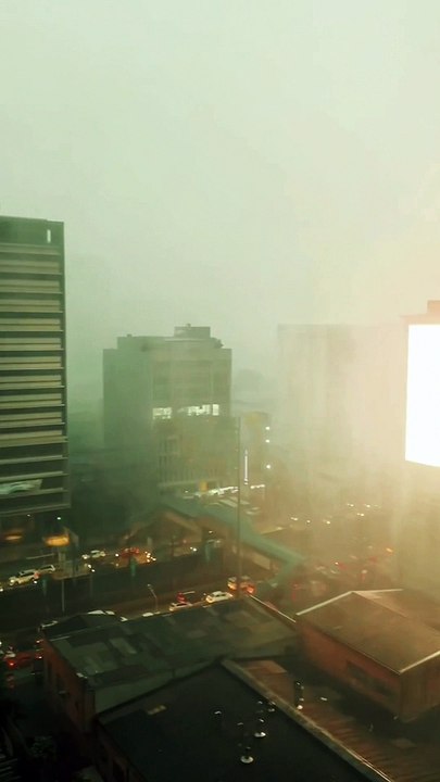 Transformer Blows During Heavy Rain in Mandaluyong