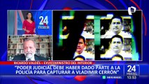 Ricardo Valdés tras sentencia contra Vladimir Cerrón: 