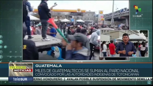 Autoridades indígenas y ancestrales se han sumado al paro Nacional en Guatemala