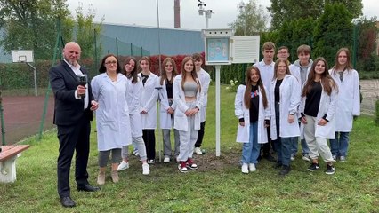 Prezentacja sprzętu w Zespole Szkół Chemicznych we Włocławku