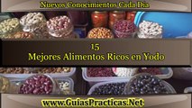 15 mejores alimentos ricos en yodo