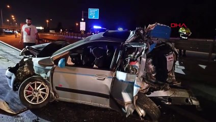 5 personnes blessées dans une voiture heurtée par un camion sur l'autoroute D-100