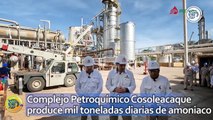 Complejo Petroquímico Cosoleacaque produce mil toneladas diarias de amoniaco