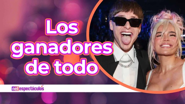 Karol G, Bad Bunny y Peso Pluma los grandes ganadores