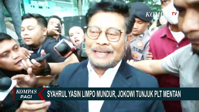 Syahrul Yasin Limpo Mundur, Jokowi Tunjuk Kepala Badan Pangan Nasional Jadi Plt Mentan