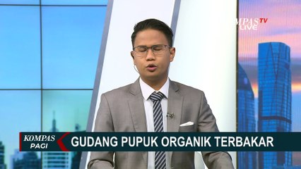 Gudang Pupuk Organik di Mojokerto Ludes Terbakar