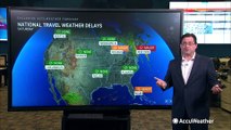 Here's where the weather could cause travel delays this weekend