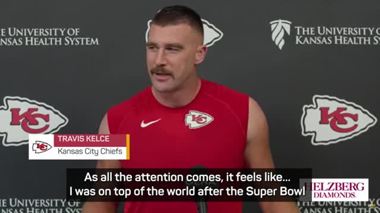 Travis Kelce feels 'on top of the world' with Taylor Swift