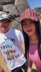 Chechito y Carol Quiroz vistos "muy cercanos" en Sacsayhuamán