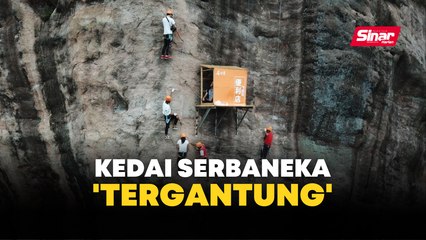 Kedai serbaneka 'tergantung'