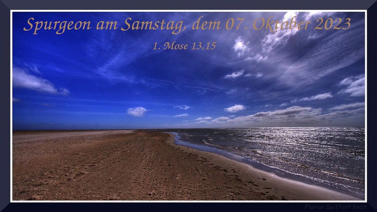 Spurgeon am Samstag, dem 07. Oktober 2023