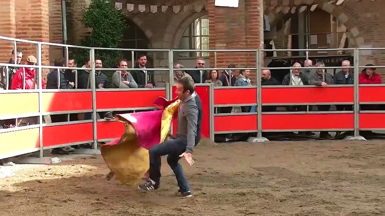 03.11.19 St Sever Cloitre Auberge Espagnole Bétail JL Deyris La passion de toréer Capea Inter Penas  2e Sortie